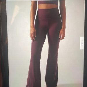 Purple athleta yoga pants
